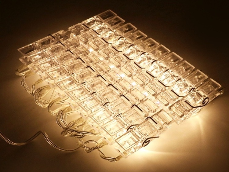 ColorWay LED fotoštipce 20ks, USB