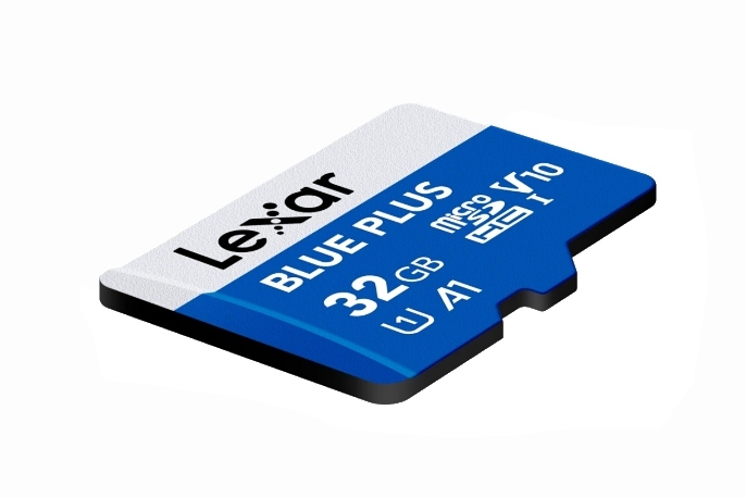 Lexar BLUE PLUS 32GB microSDHC, 100MB/s, UHS-I, V10 + adaptér