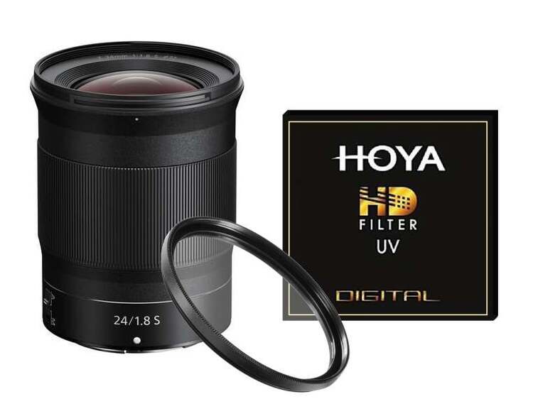 Nikon NIKKOR Z 24mm f/1.8 S + HD UV filter