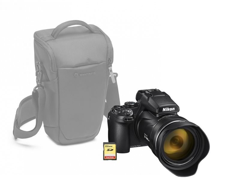Nikon Coolpix P1000 + brašna + 64GB karta