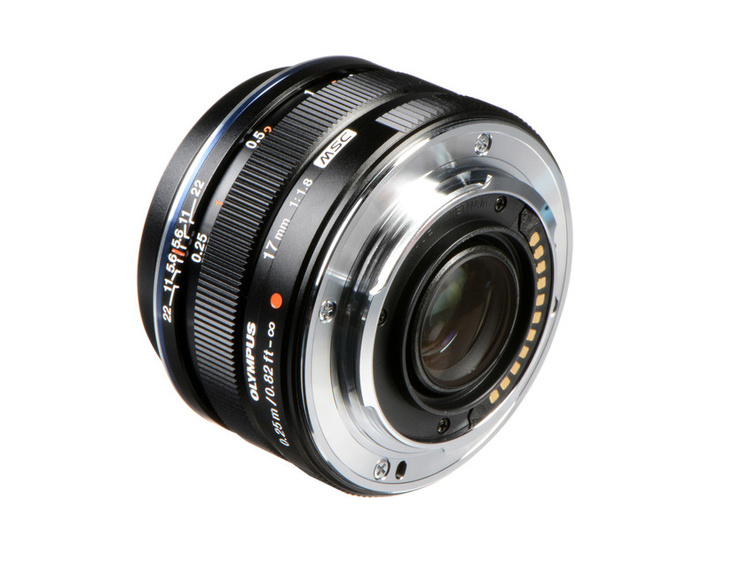 Olympus M.ZUIKO Digital 17mm f/1.8 čierny