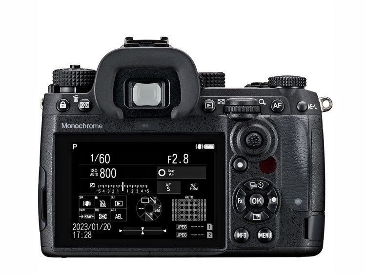 Pentax K-3 Mark III Monochrome telo