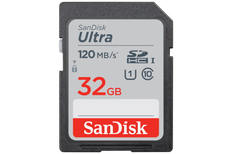 SanDisk Ultra 32 GB SDHC 120 MB/s Class 10