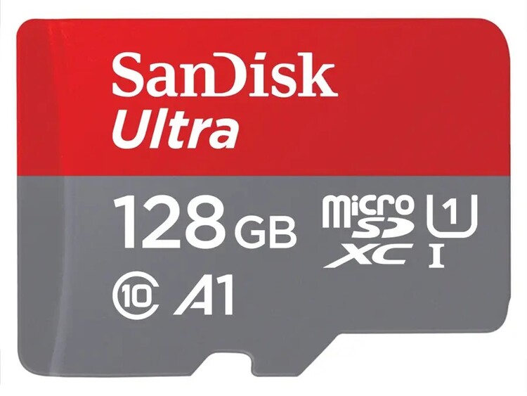 SanDisk Ultra microSDXC 128GB 120MB/s A1 Class 10 UHS-I s adaptérom