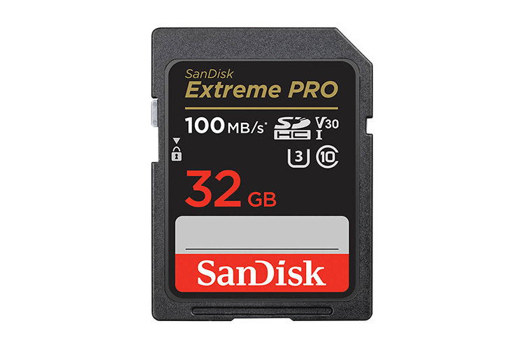 SanDisk Extreme Pro 32GB SDHC 100mb/s Class 10 UHS-I U3 V30