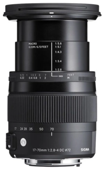 Sigma 17-70mm f/2.8-4 DC OS HSM Macro pre Nikon