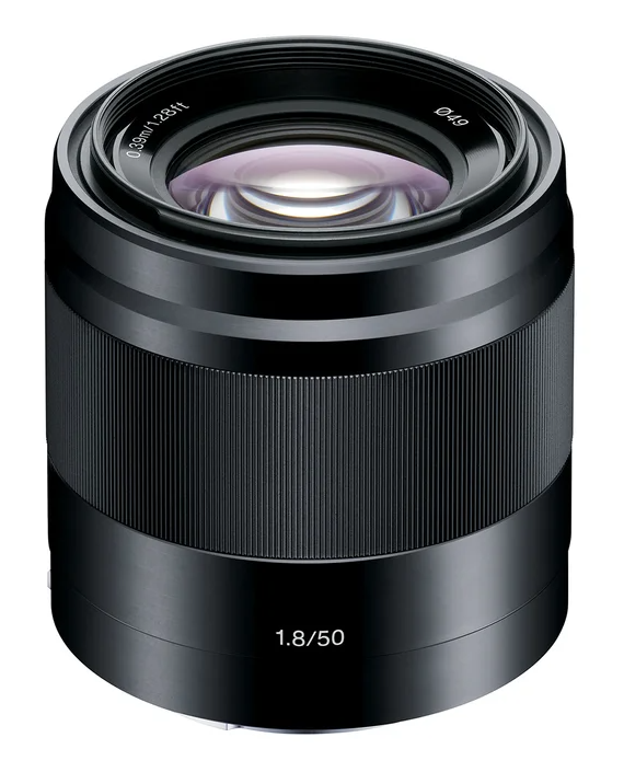 Sony E 50mm f/1.8 OSS čierny