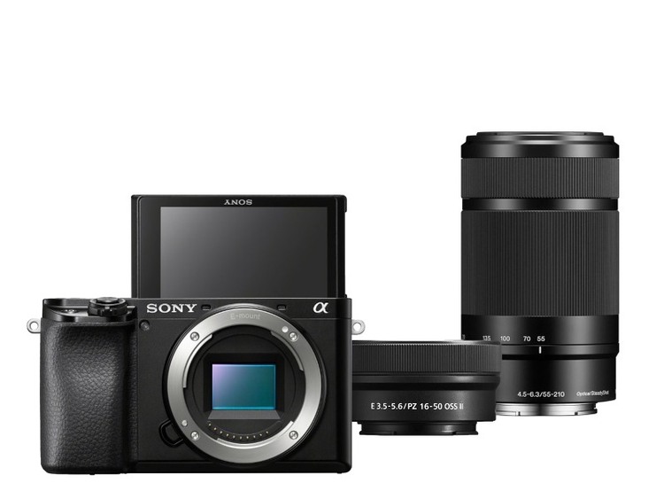 Sony Alpha A6100 A + 16-50mm OS II + 55-210mm