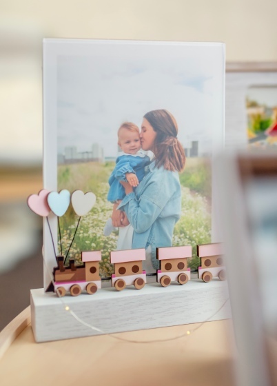 Mascagni TRAIN A1134 - fotorámik - Béžová, 13x18, 13x18