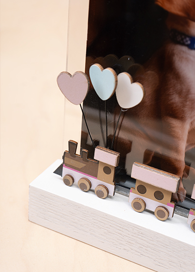 Mascagni TRAIN A1134 - fotorámik - Béžová, 13x18, 13x18