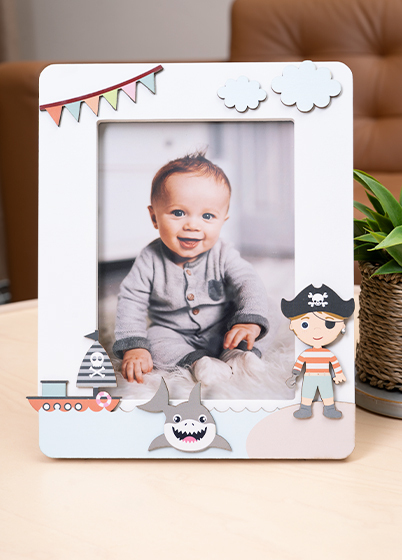 Mascagni A1672 PIRATE - fotorámik - Biela, 13x18, 13x18