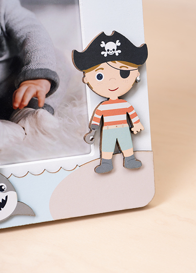 Mascagni A1672 PIRATE - fotorámik - Biela, 13x18, 13x18