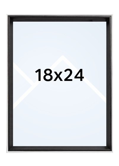 Walther SILHOUETTE - fotorámik  - Čierna, 18x24