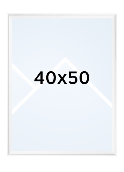 Walther SILHOUETTE - fotorámik  - Biela, 40x50