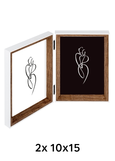 Walther SILHOUETTE - fotorámik  - Prírodná, 10x15 x2