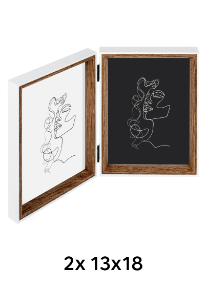 Walther SILHOUETTE - fotorámik  - Prírodná, 13x18 x2