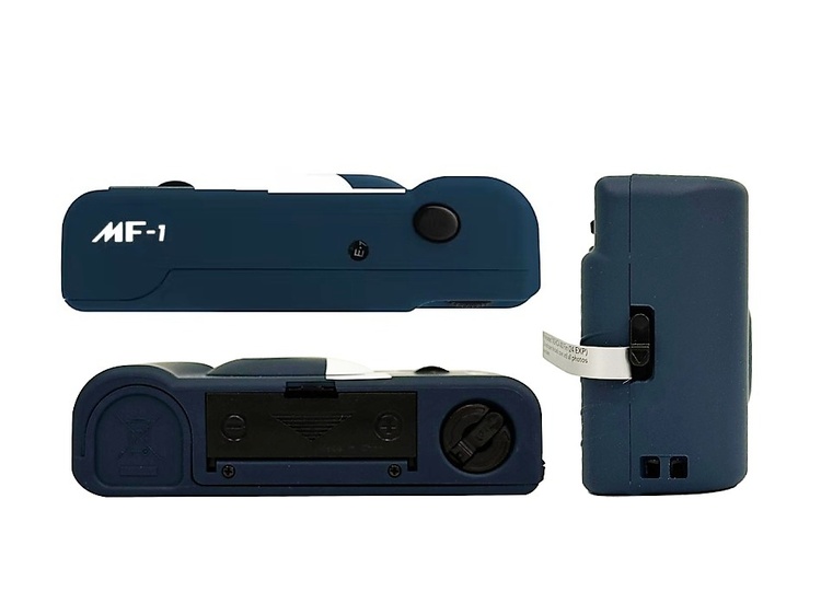 YASHICA MF-1 Snapshot Art Prussian Blue + film