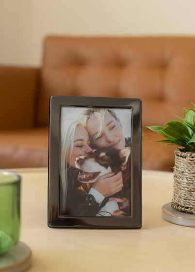 ZEP Black Metal II - fotorámik - Čierna, 10x15