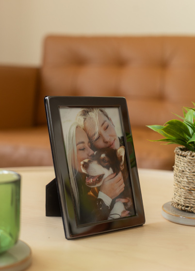 ZEP Black Metal II - fotorámik - Čierna, 10x15