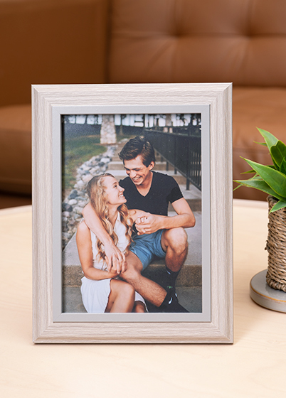 ZEP Perugia White - fotorámik - Sivohnedá, 13x18, 13x18