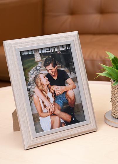 ZEP Perugia White - fotorámik - Sivohnedá, 13x18, 13x18