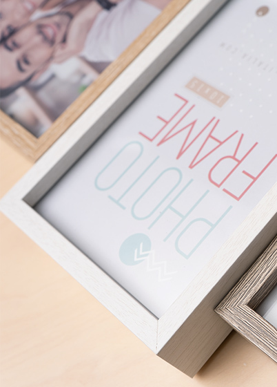 ZEP Lescot - multirám pre 6 fotografií - Hnedá / Biela, 15x21, 10x15 x6