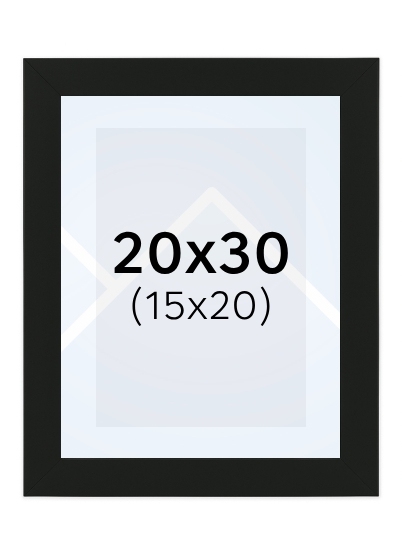 ZEP NIKI - fotorámik - Čierna, 15x20, 20x30
