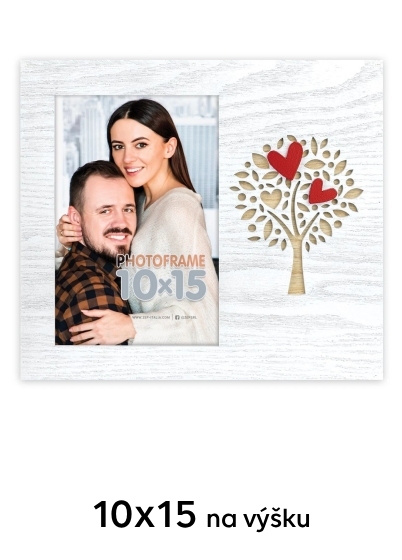 ZEP LUCIA - fotorámik - Biela, 10x15, 10x15 na výšku