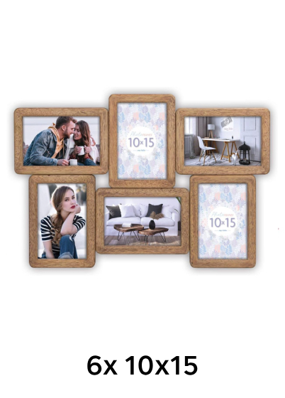 ZEP AJACCIO - multirám - Hnedá, 10x15 x6