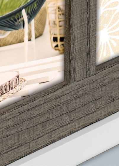 ZEP Arlon 2Q - fotorámik - Hnedá / Biela, 10x15 x2