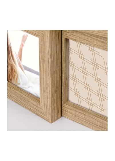 ZEP BRESCIA - multirám - Svetlý dub, 10x10, 10x15, 10x10 x3 | 10x15 x3