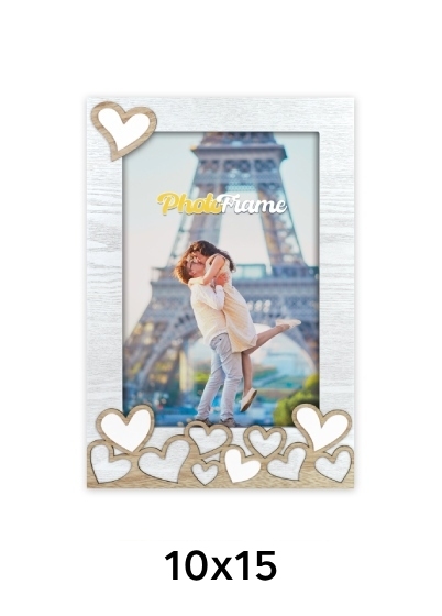 ZEP LAVINIA - fotorámik - Biela, 10x15