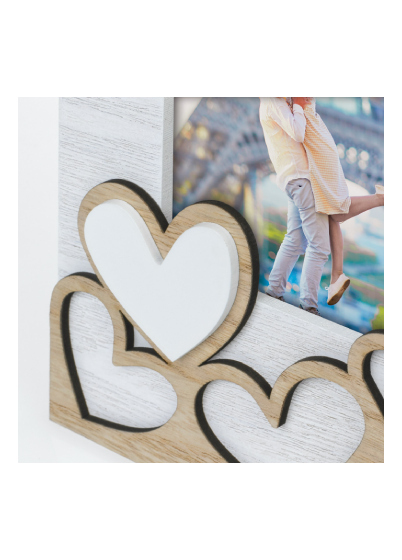 ZEP LAVINIA - fotorámik - Biela, 13x18 na výšku