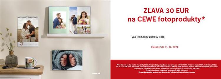 Darčeková poukážka na fotoprodukty v hodnote 30€