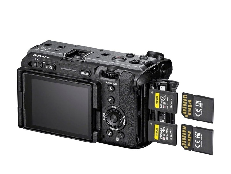 Sony Cinema Line FX30 telo + XLR Handle