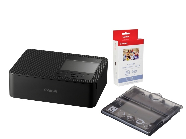 Canon SELPHY CP1500, čierna + PCC-CP400 + sada KC-36IP (54x86 mm)