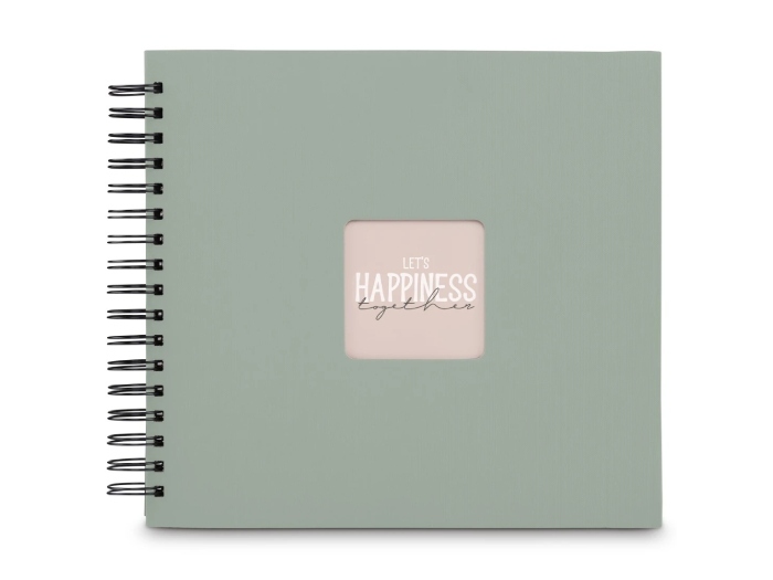 Fotoalbum Hama FINE ART, 50/28x24 - krúžková väzba, sage