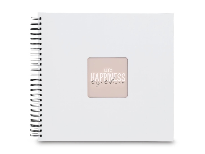 Fotoalbum Hama FINE ART, 50/36x32 - krúžková väzba, biela