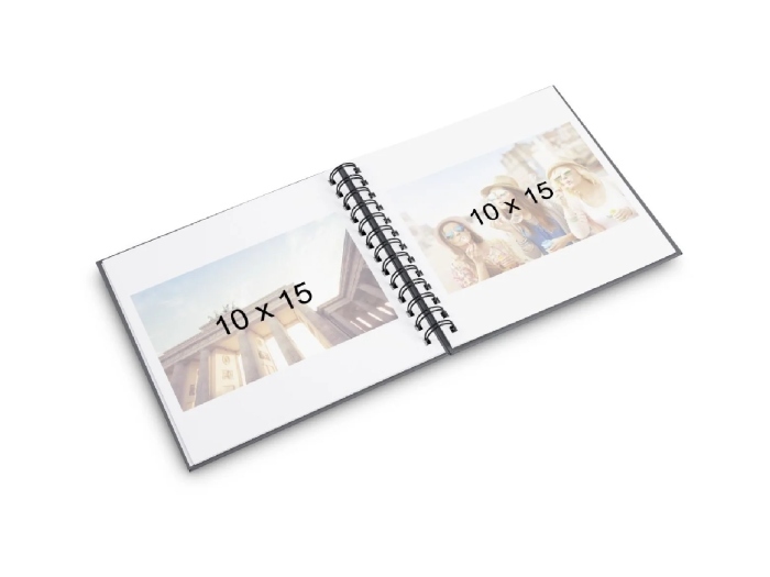 Fotoalbum Hama FINE ART, 30/10x15 - krúžková väzba, sage