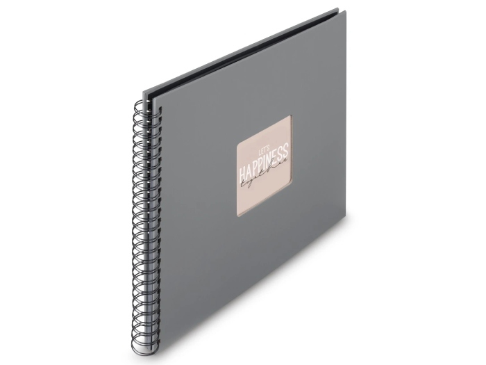 Fotoalbum Hama FINE ART, 50/36x32 - krúžková väzba, kamenná