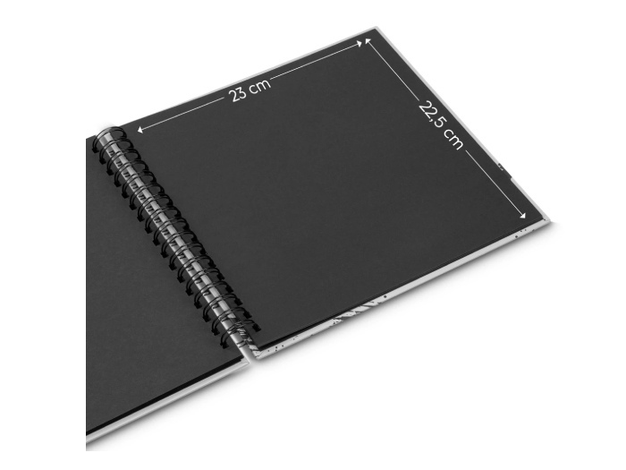 Fotoalbum Hama FINE ART, 50/28x24 - krúžková väzba, laguna