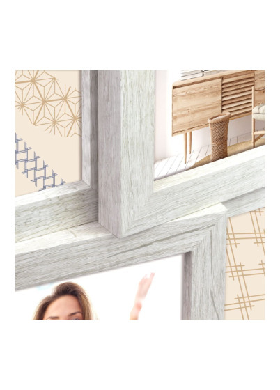 ZEP BRESCIA - multirám - Biela, 10x10, 10x15, 10x10 x3 | 10x15 x3