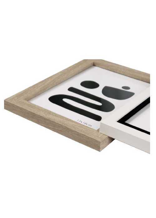 Falc multirám  BB65133162 pre 5 fotografií - Hnedá, 10x15 x2 / 13x18 x3