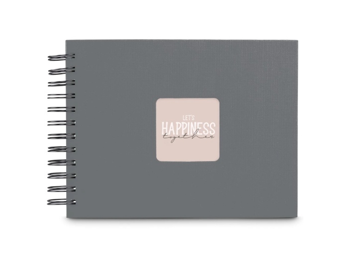 Fotoalbum Hama FINE ART, 50/24x17 -  krúžková väzba, kamenná