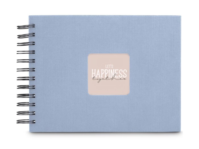 Fotoalbum Hama FINE ART, 50/24x17 - krúžková väzba, laguna