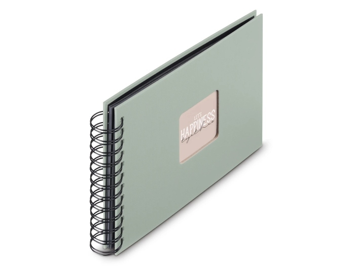 Fotoalbum Hama FINE ART, 50/24x17 -  krúžková väzba, sage