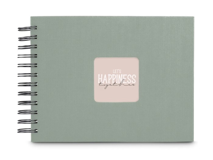 Fotoalbum Hama FINE ART, 50/24x17 -  krúžková väzba, sage