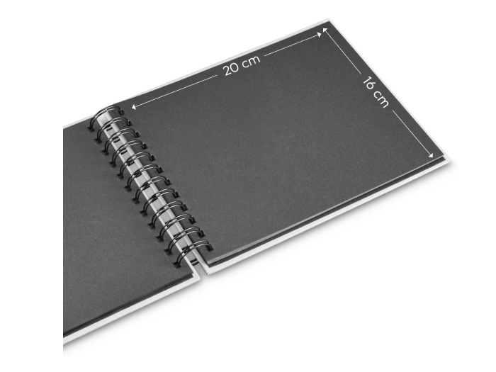 Fotoalbum Hama FINE ART, 50/24x17 -  krúžková väzba, kamenná