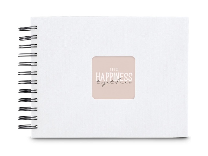 Fotoalbum Hama FINE ART, 50/24x17 -  krúžková väzba, biela