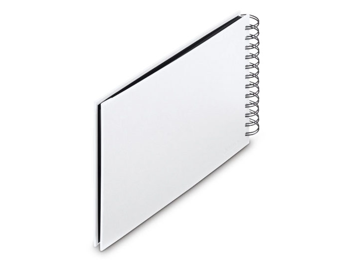 Fotoalbum Hama FINE ART, 50/24x17 -  krúžková väzba, biela